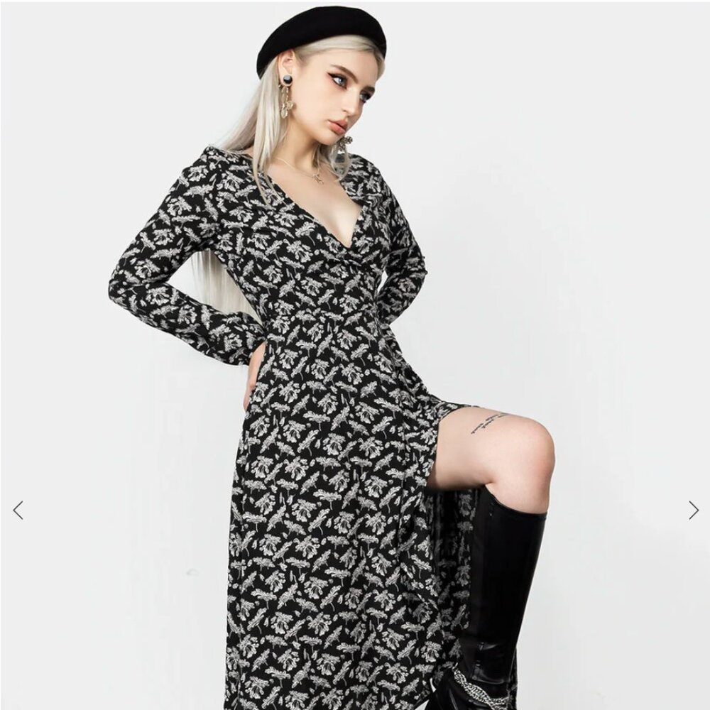 Disturbia Titania Wrap Handkerchief Dress, (NWT) US 6/UK 10